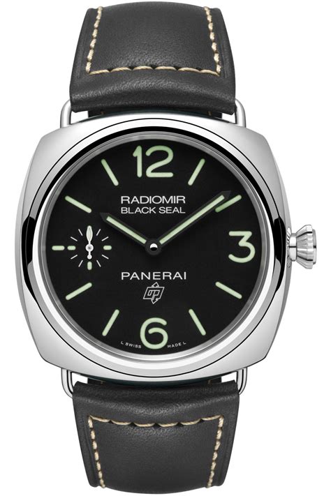 panerai black seal used|radiomir Panerai watch price.